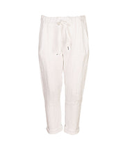 100% Linen drawstring pants