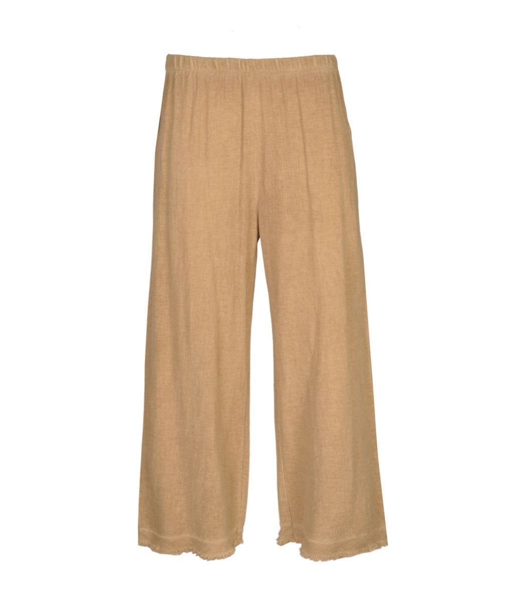 Wide leg linen pants