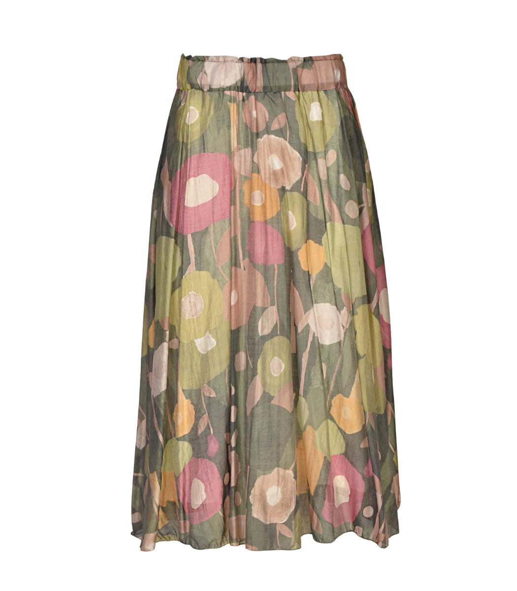 Painted flower skirt