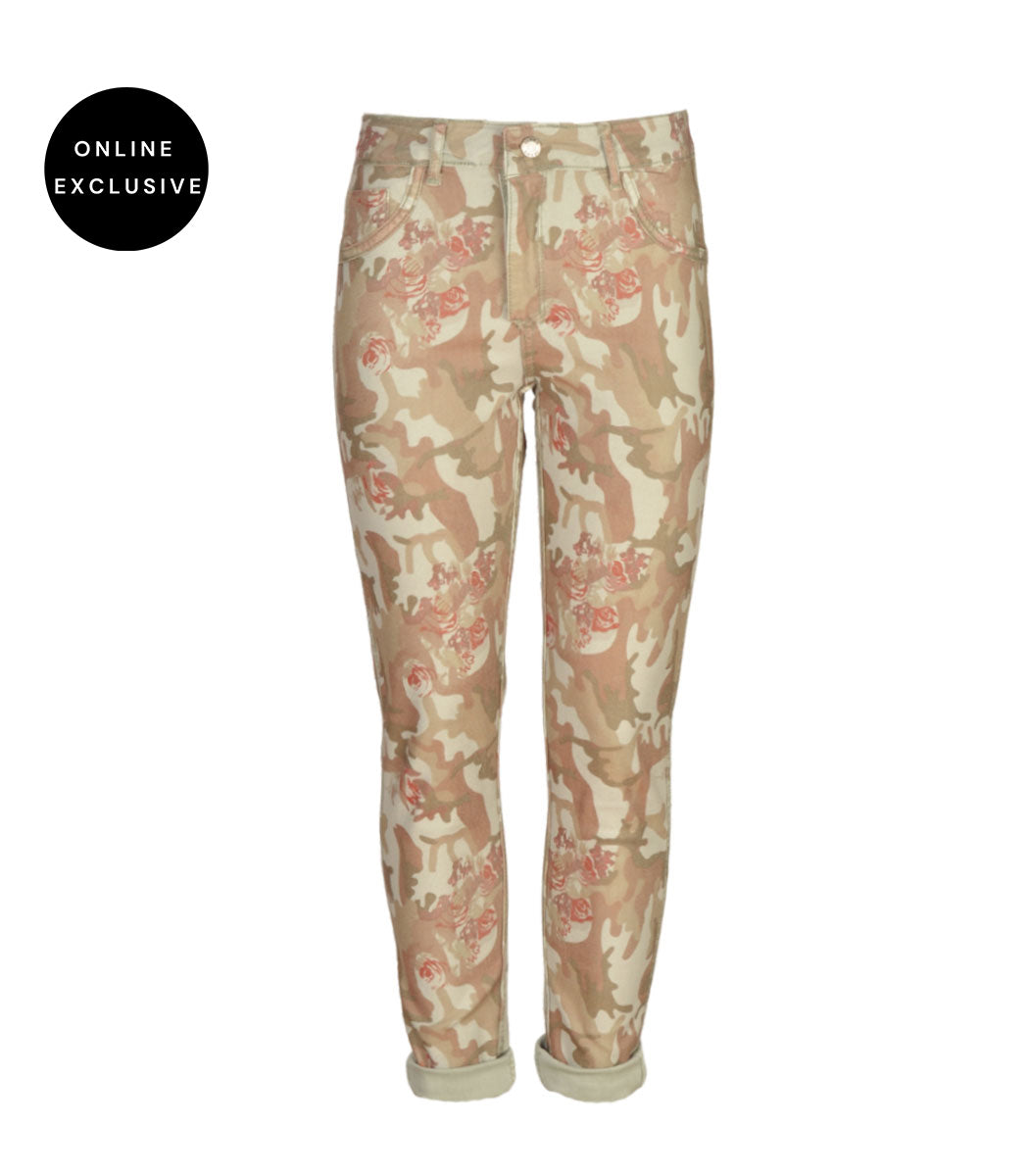 Rose camo reversible pants