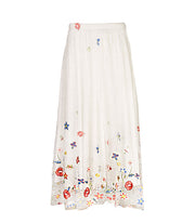 Double layered floral lace skirt