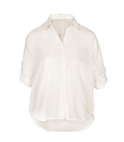 Hi-lo oversized sheer shirt