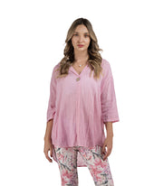 Button detail tunic top