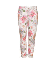 Reversible floral print pants
