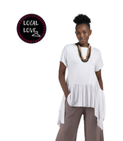 Cocoon Gelato Rimini frill tunic top