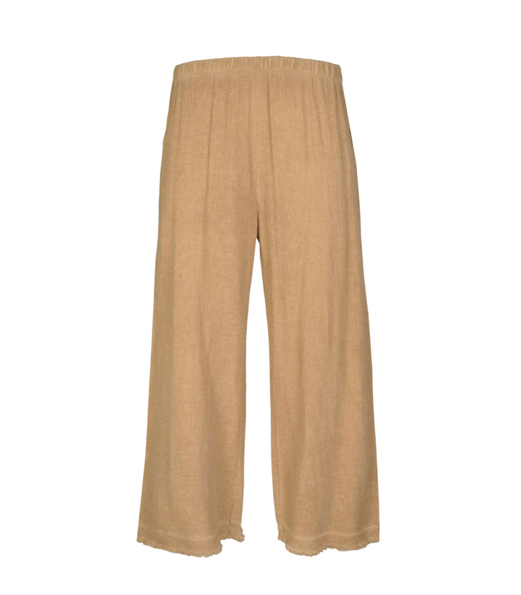Wide leg linen pants
