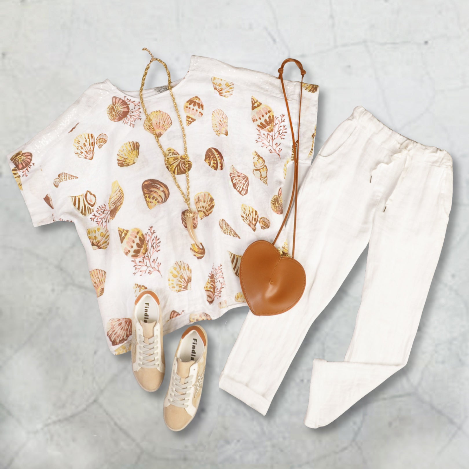 100% Linen drawstring pants