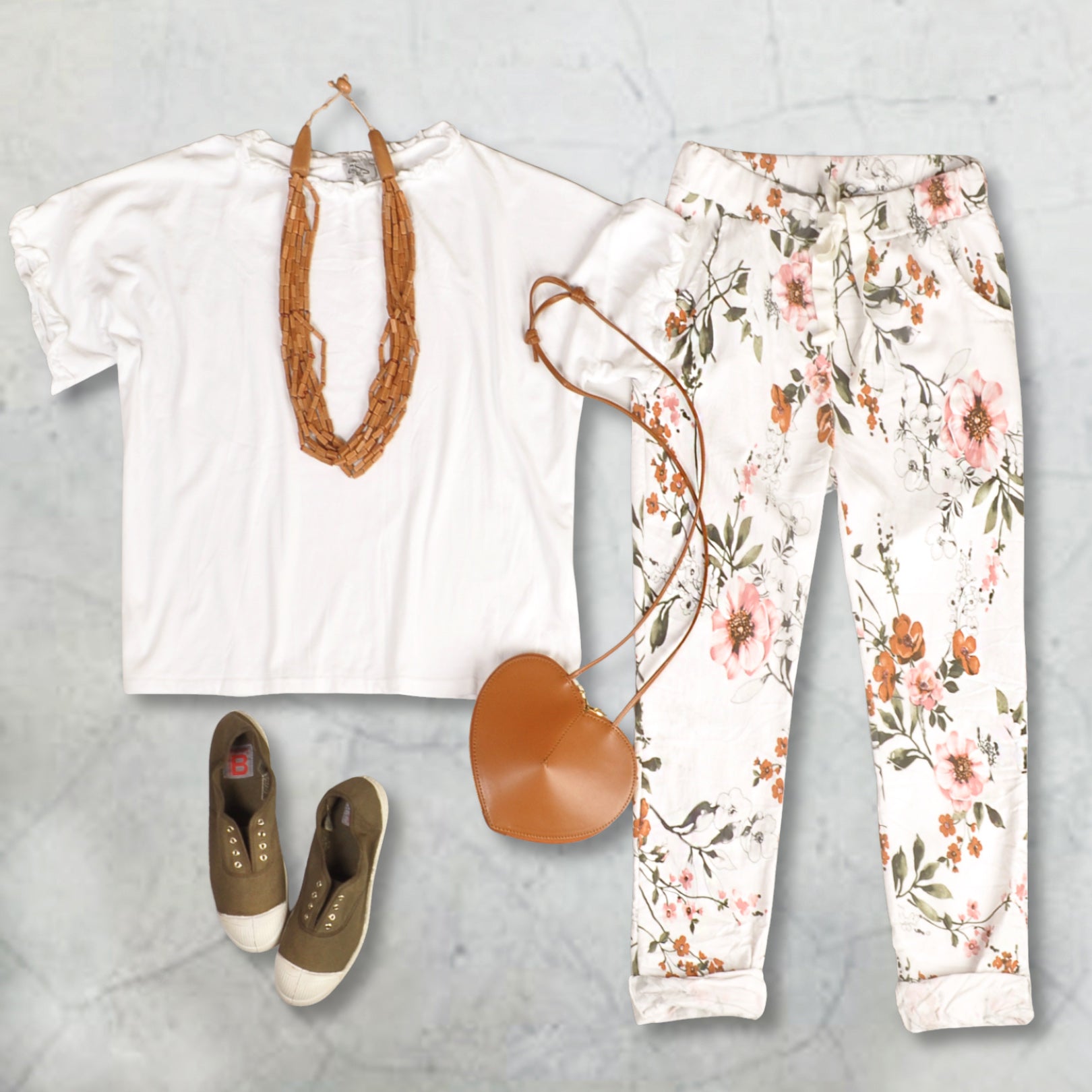 Frill trim short sleeve t-shirt