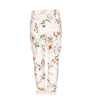 Stencil floral print pants