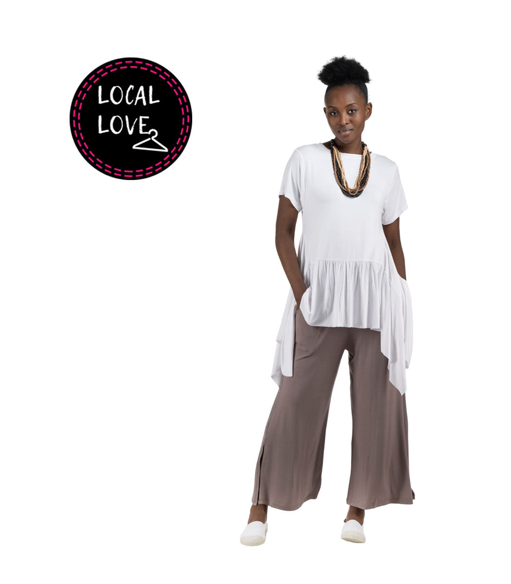 Cocoon Gelato Rimini frill tunic top