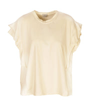 Frill detail boxy t-shirt