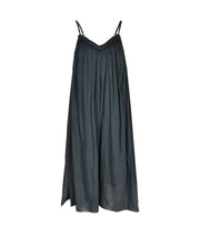 Frayed neckline maxi dress