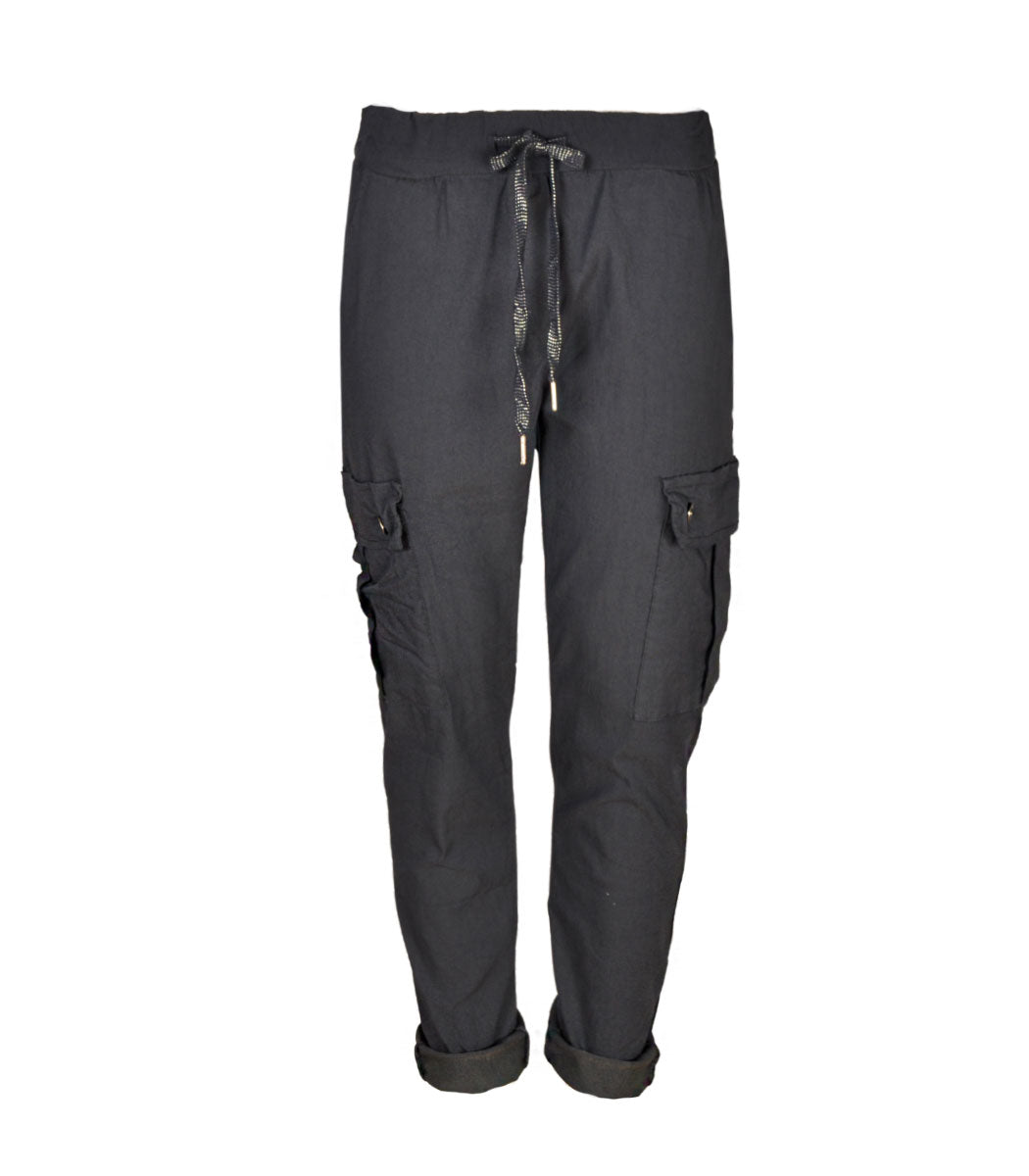 Drawstring cargo pants