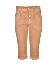 2-Textured overdyed long shorts