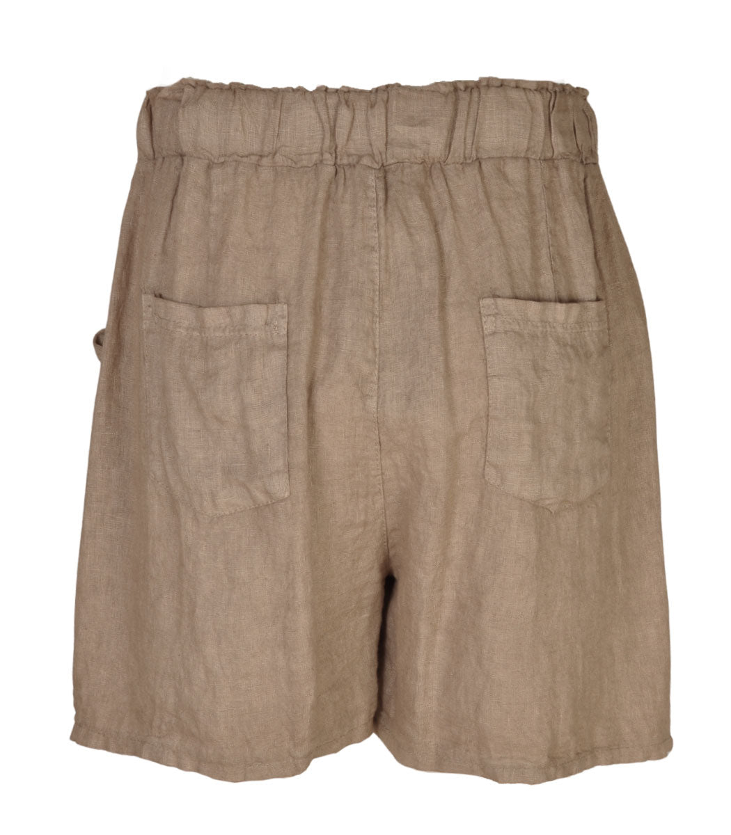 100% Linen sequin patch pants