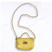 Genuine leather small clutch bag