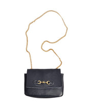 Genuine leather horse bit chain bag