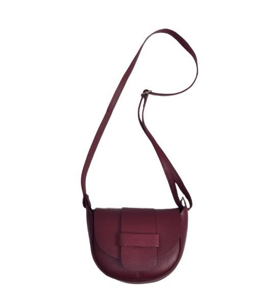 Genuine leather bucket bag