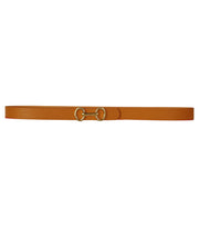 Genuine leather equestrian horse bit belt