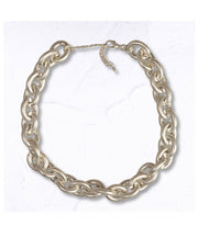 Chunky chain choker necklace