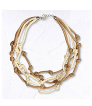 Multi rope knot necklace