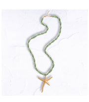 Starfish pendant beaded necklace
