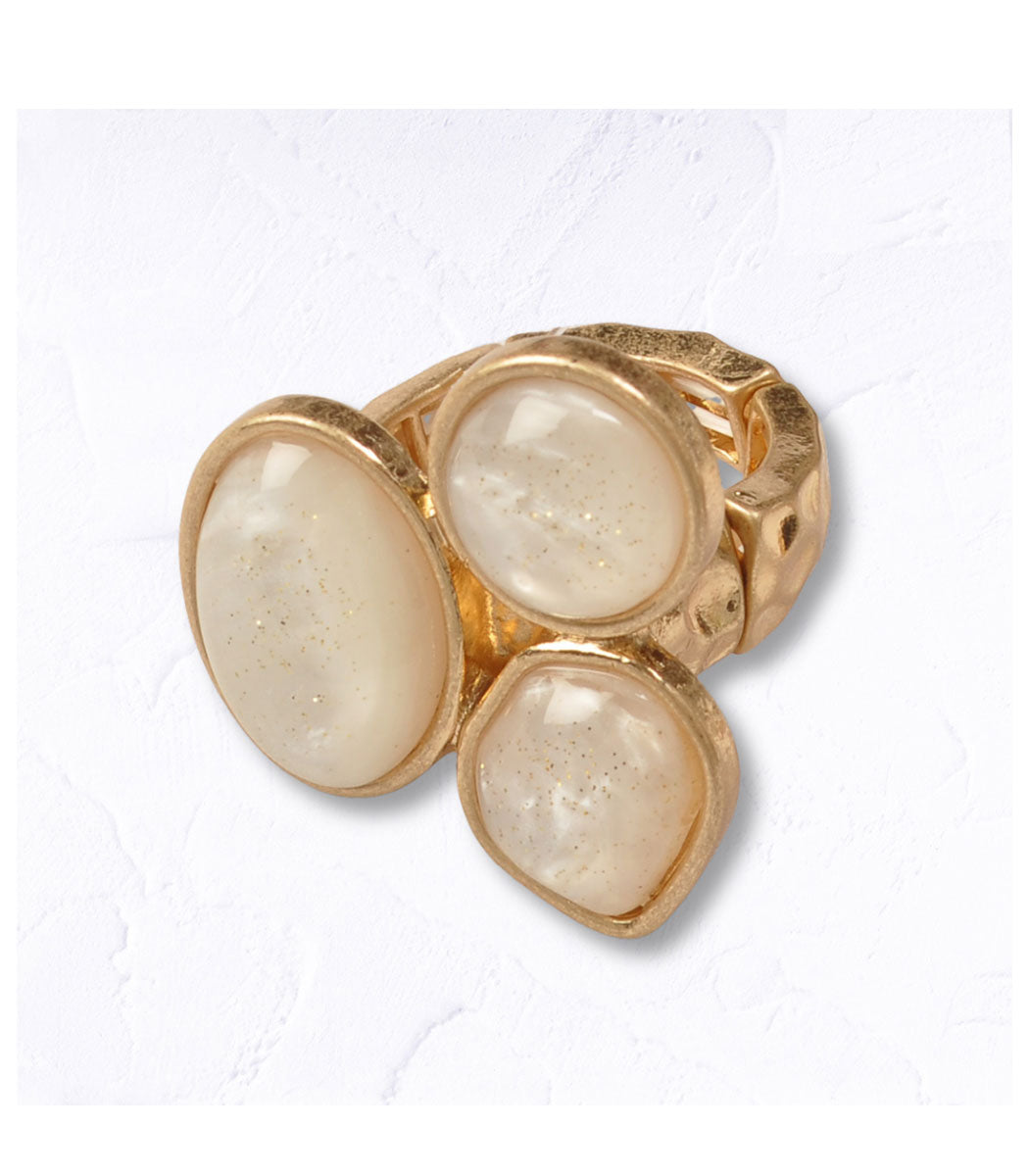 Triple resin shape ring – Nicci Boutiques