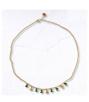 Gold chain heart necklace