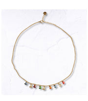 Gold chain heart necklace