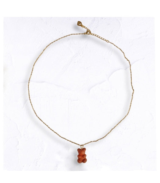 Teddy mold necklace