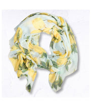 Lemon print scarf