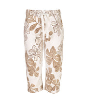 Flower print pants