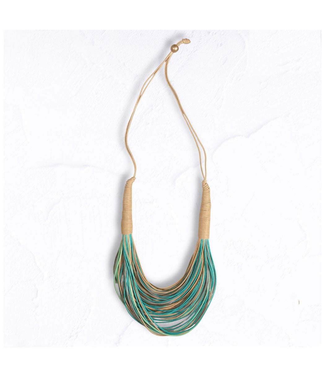 Multi string necklace