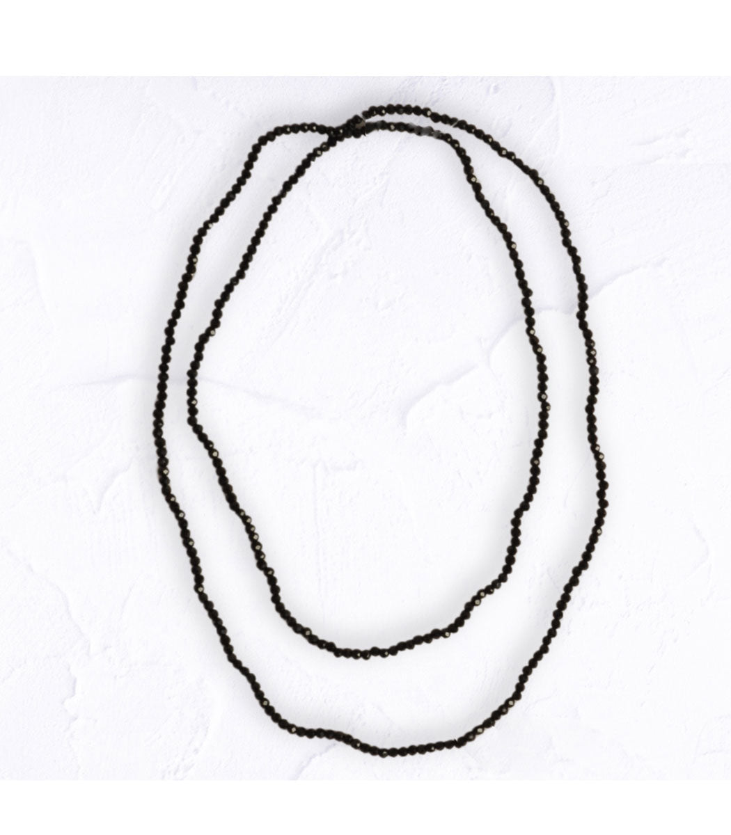 Crystal string necklace