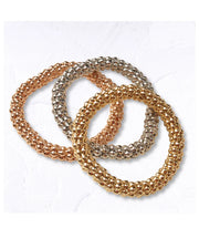 Multi wire textured bracelet