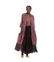 Leopard print bubble gilet