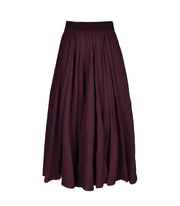 Elastic waist swing skirt
