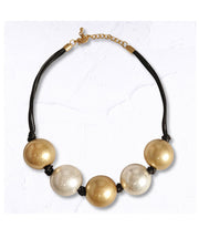 Giant ball multi string choker