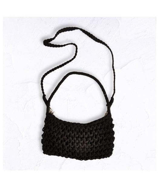 Knitted sling bag