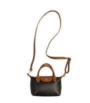 Genuine leather 2-tone bag