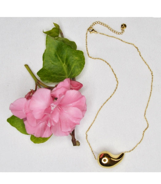 3D Tear drop adjustable necklace