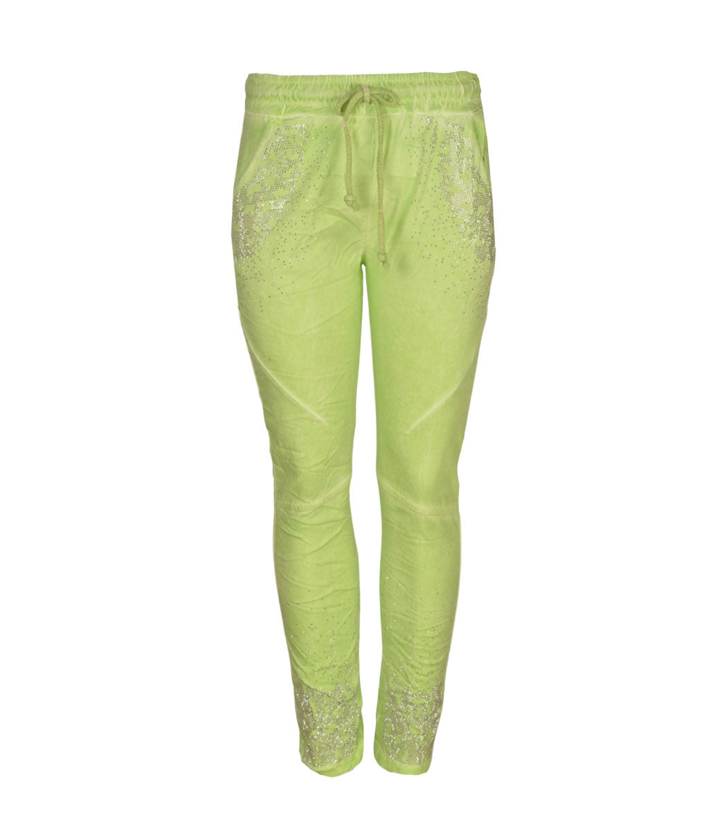 Diamante detail pants