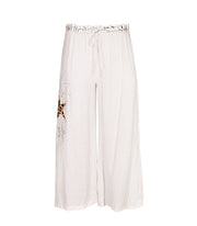 Diamante animal print star palazzo pants