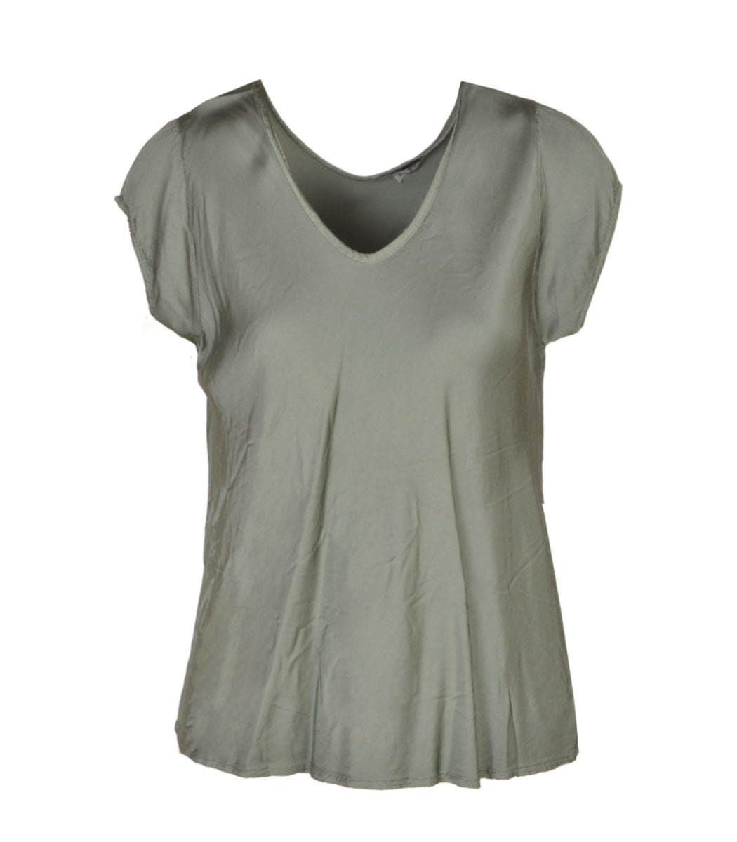 Cap sleeve silky basic top