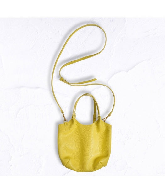 Genuine leather shopper bag