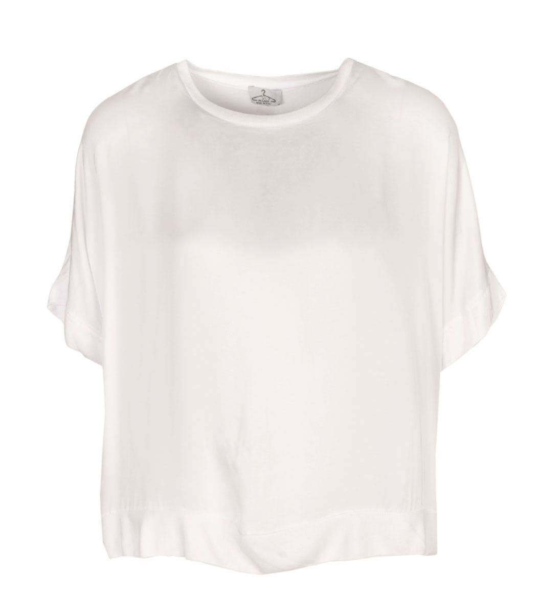 Silky batwing top