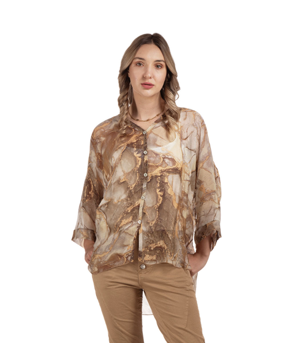 Double layer silky top