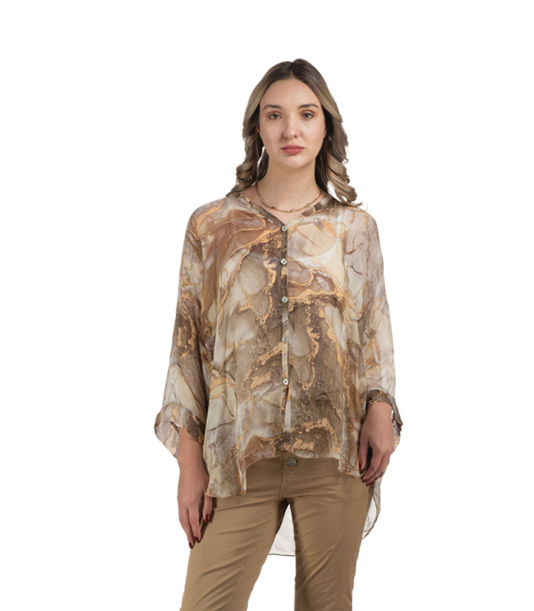 Double layer silky top