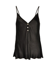 Ribbed border silky cami