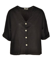 Pocket detail linen cardi